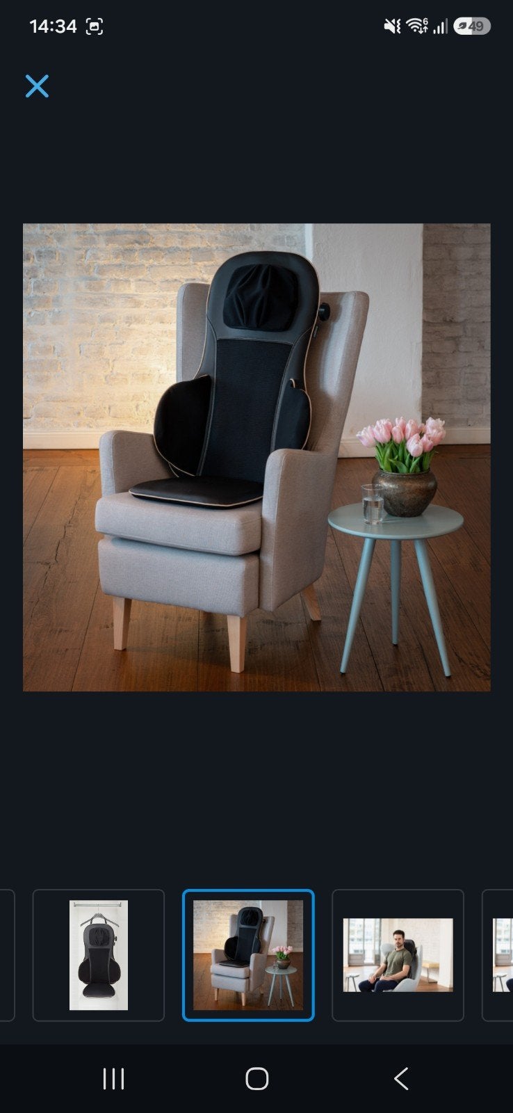 Medisana MC 825 Shiatsu massagekussen - Weinig gebruikt, Ophalen, Gebruikt, Massagestoel of Kussen