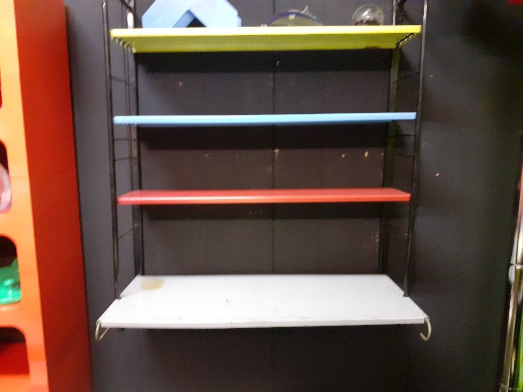 Tomado Pilastro jaren 60 design wandrek bureau metaal retro, Huis en Inrichting, Gebruikt, ?, Tomado, ?