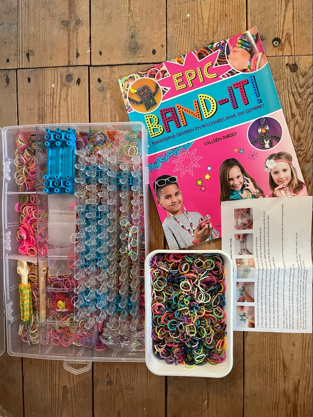 Grote set Loom elastiekjes met boek en accessoires, Ophalen of Verzenden, Zo goed als nieuw, Overige typen
