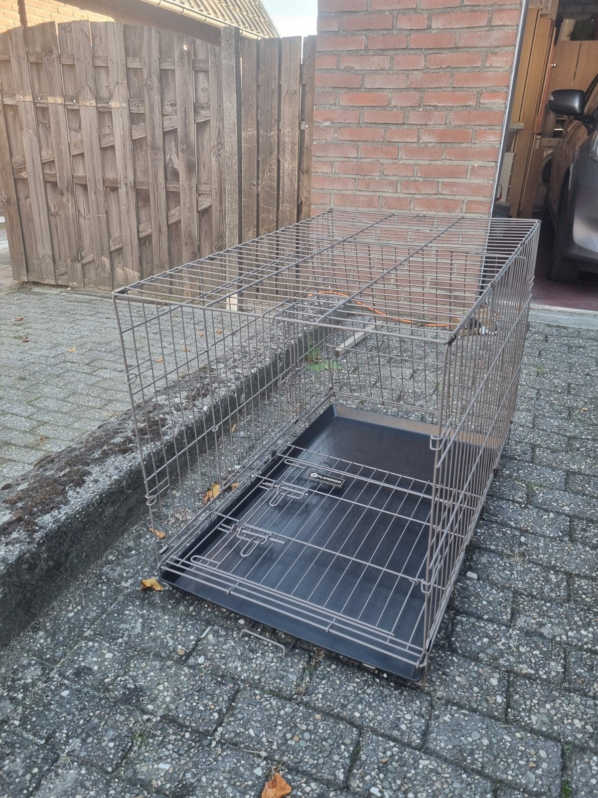 hondenbench, flamingo Ebo maat L 56-92-64, Ophalen, Gebruikt