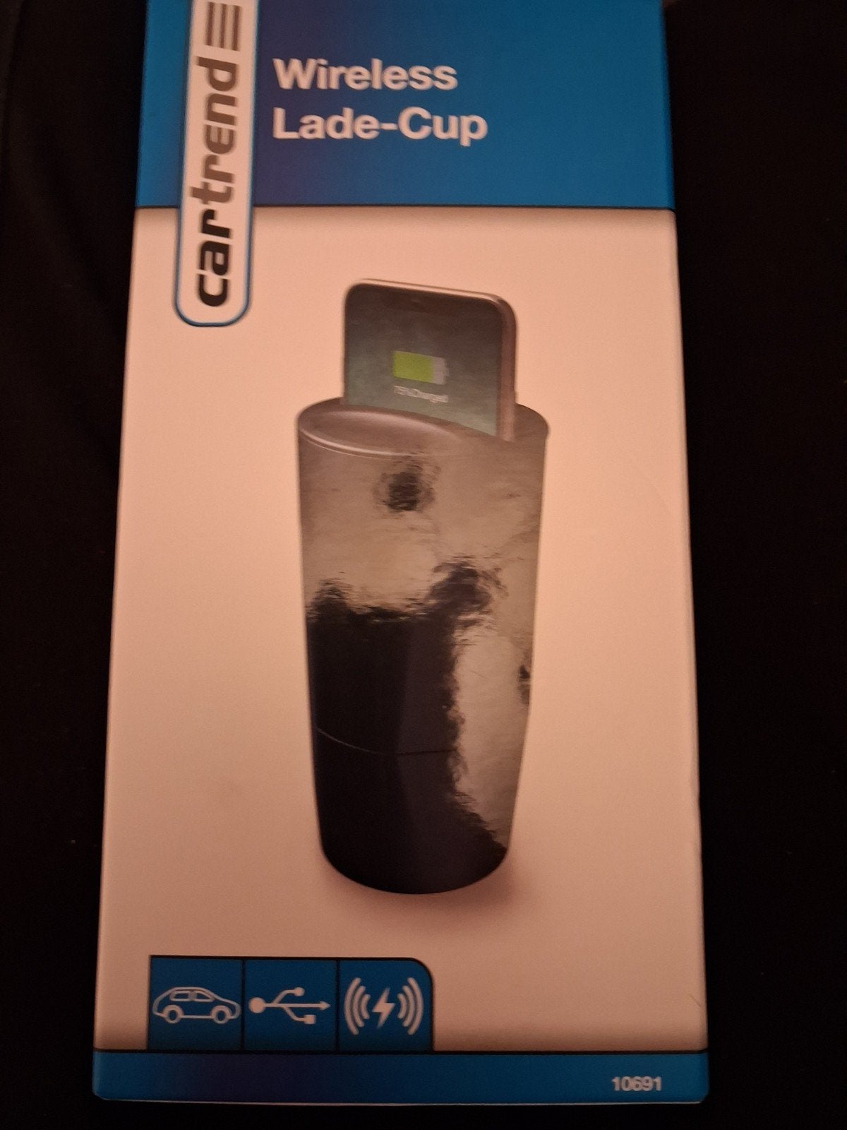 Cartrend Draadloze Oplaadbeker voor Auto, Ophalen of Verzenden, Zo goed als nieuw
