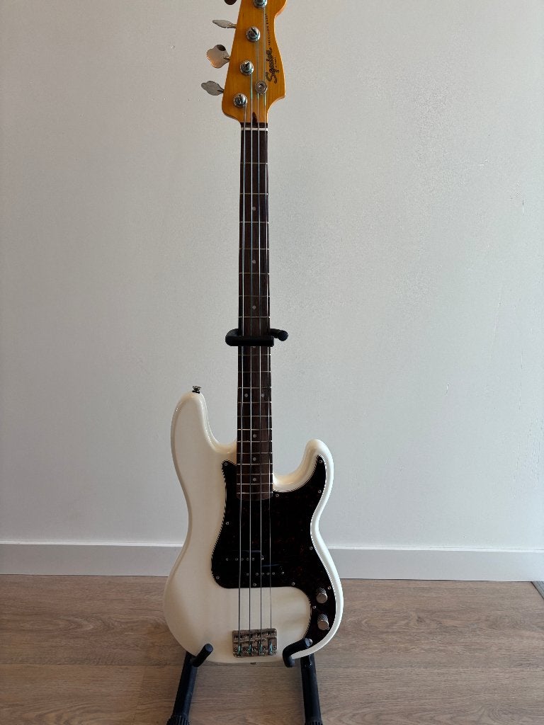 Squier Classic Vibe 60s Precision Bass Olympic White, Ophalen, Gebruikt, Elektrisch