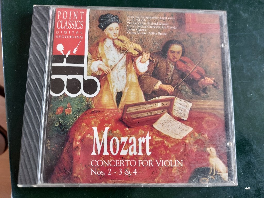 Mozart, concerto for violin Nos. 2-3 & 4, Ophalen of Verzenden, Classicisme, Zo goed als nieuw, Orkest of Ballet