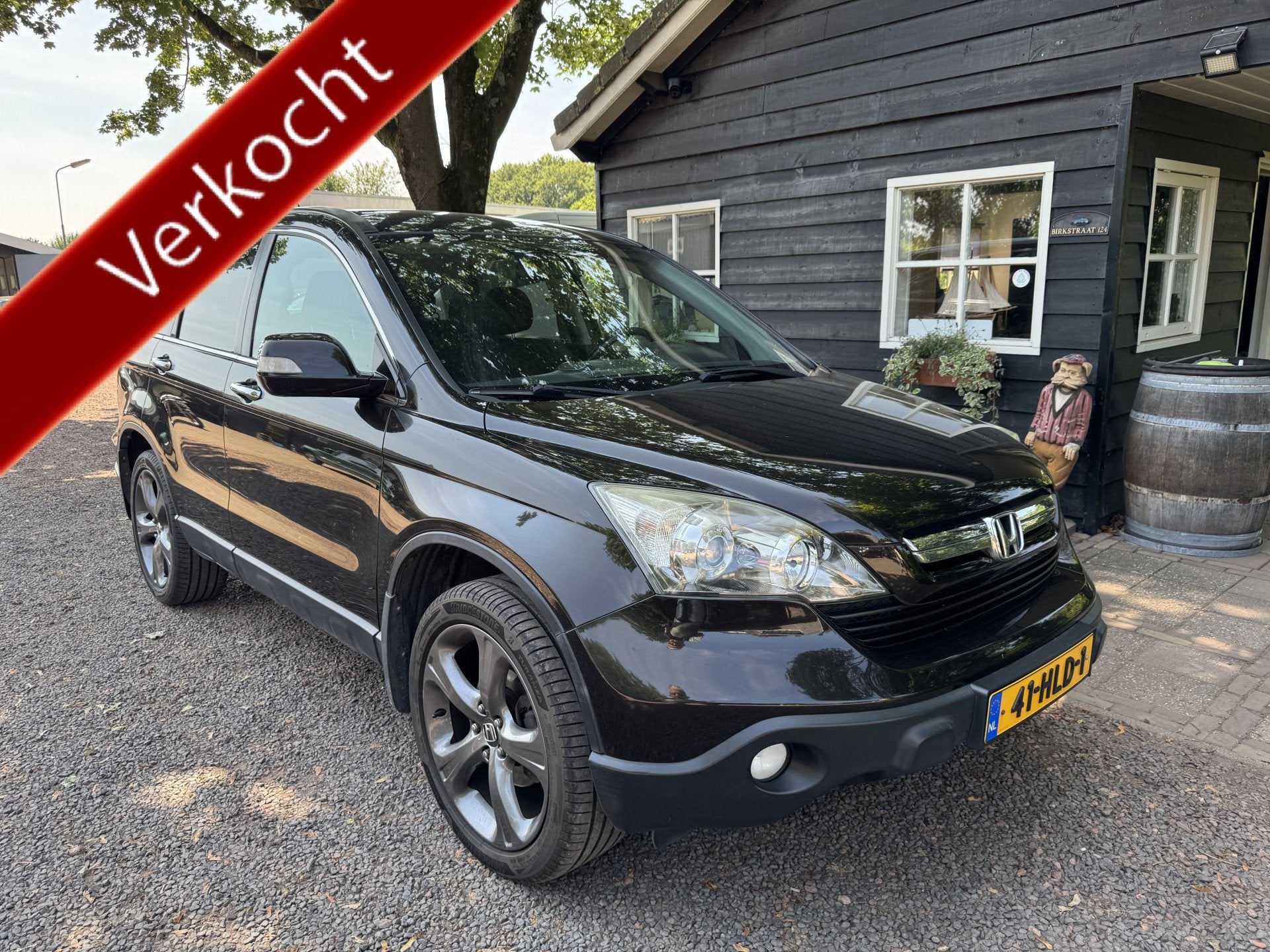 Honda CR-V 2.0i Elegance (bj 2009, automaat), Auto's, 1998 cc, Stof, Gebruikt, Zwart