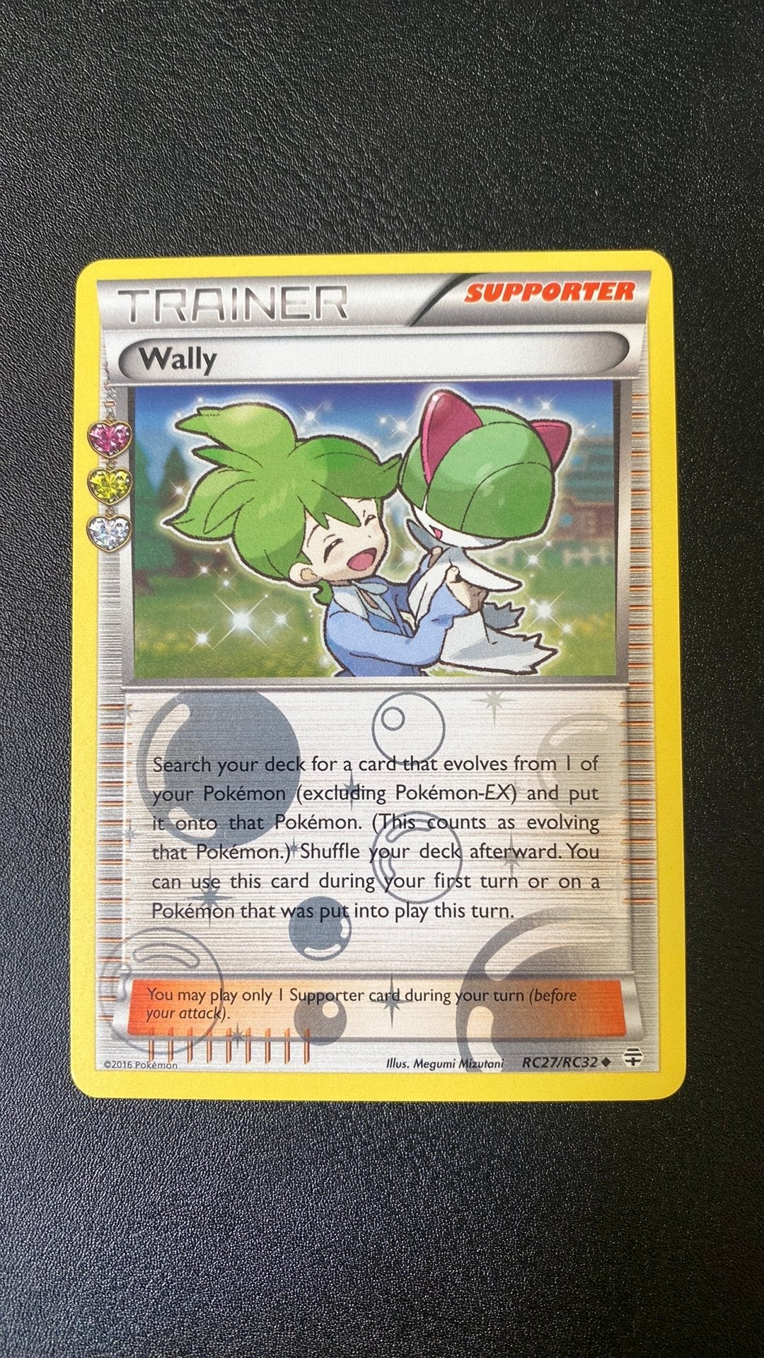 Pokemon wally rc27 generations holo, Ophalen of Verzenden, Gebruikt, Losse kaart