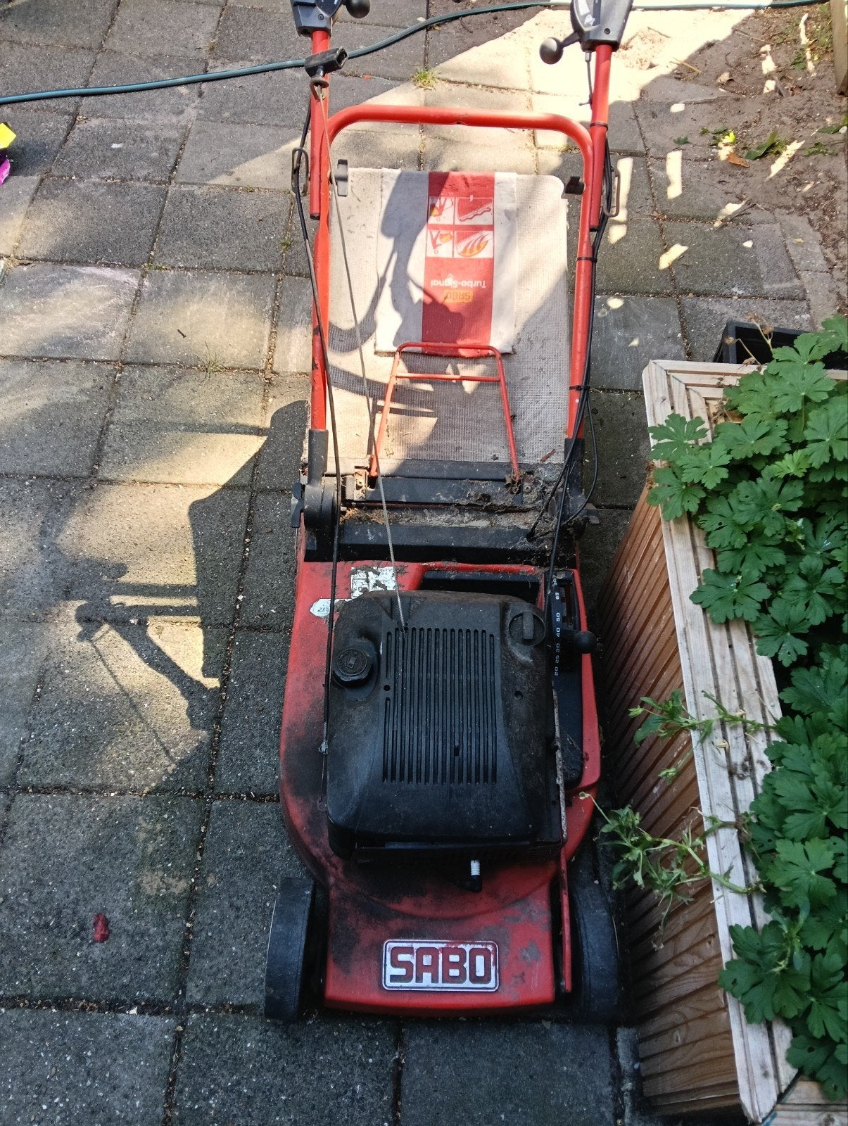 sabo maaier opknapper, Tuin en Terras, Grasmaaiers, Ophalen of Verzenden, Gebruikt