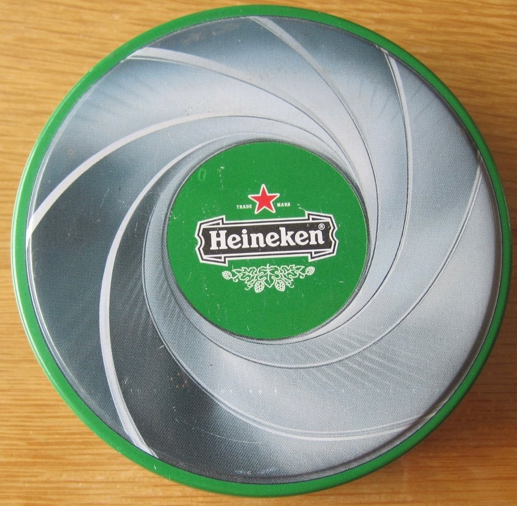 Set van 9 onderzetters 'Tomorrow Never Dies' (1997) Heineken, Ophalen of Verzenden, Zo goed als nieuw, Overige typen, Heineken