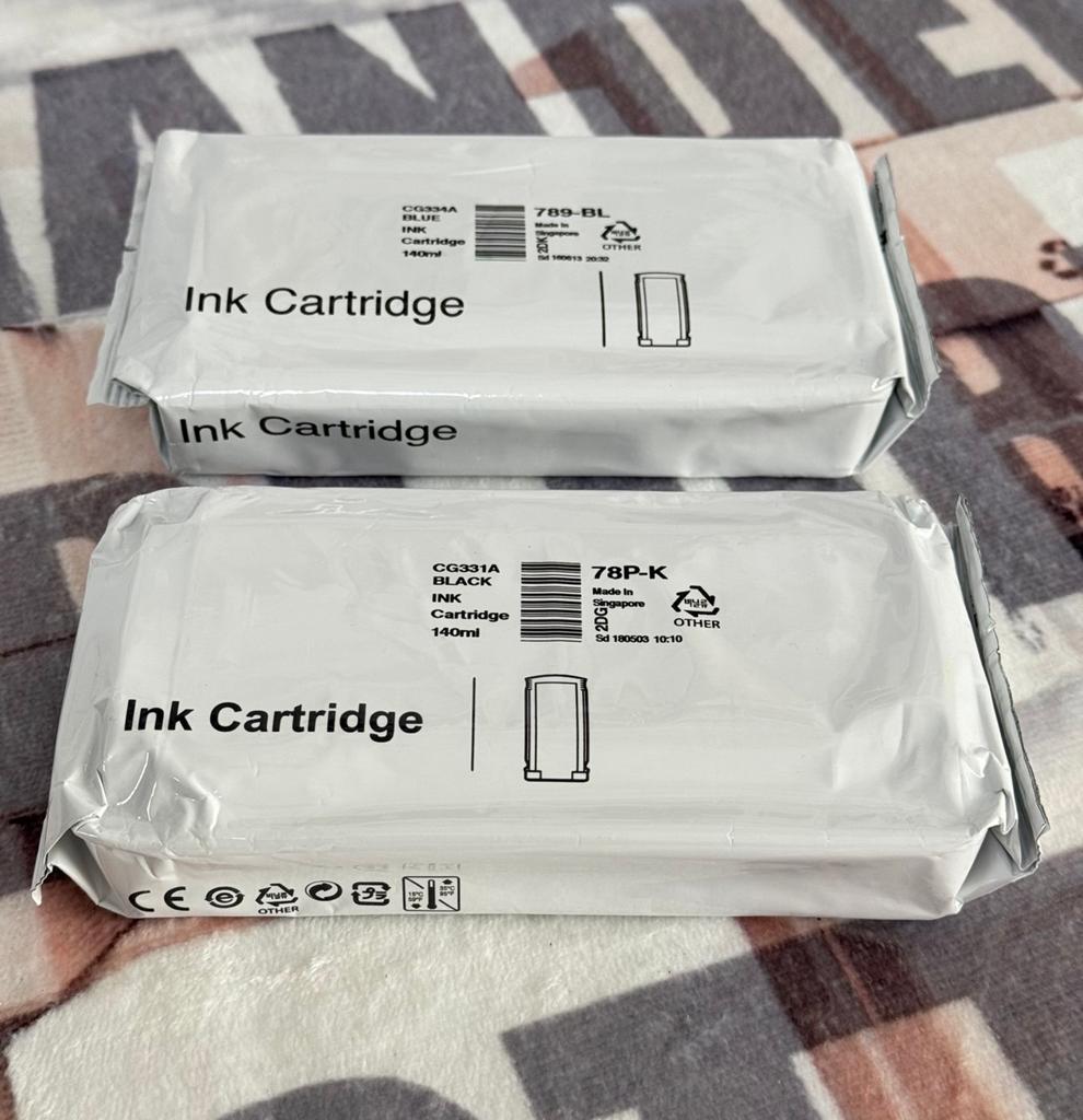HP Ink Cartridge CG331A 78P-K black 789-BL Blue CG334A set, Cartridge, Nieuw, Ophalen of Verzenden, H