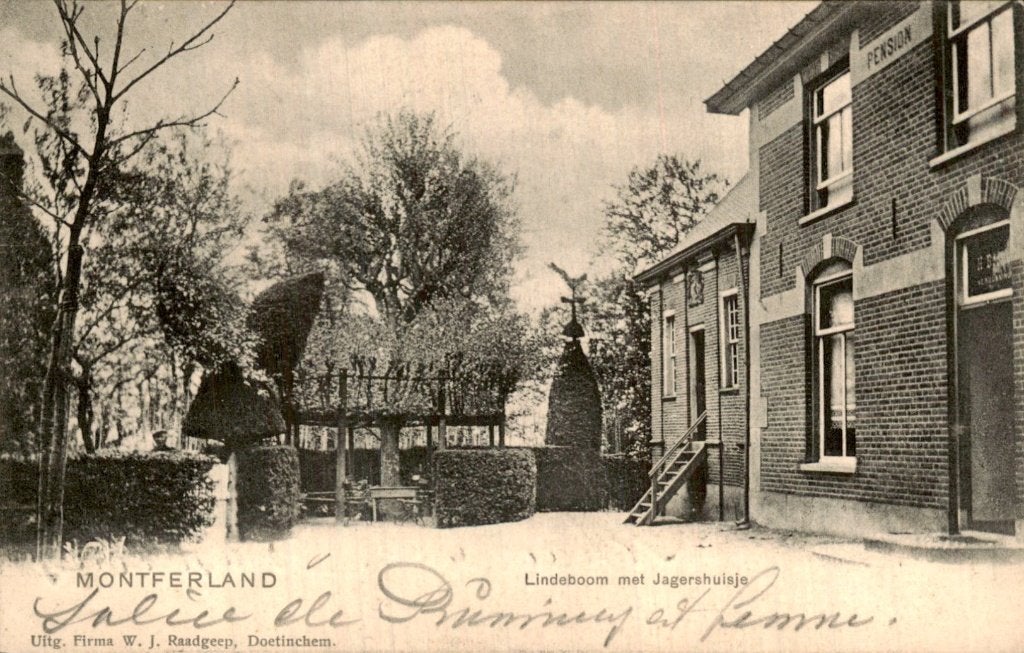 Montferland - Lindeboom - Jagershuisje, Ophalen of Verzenden, Voor 1920, Gelopen, Gelderland