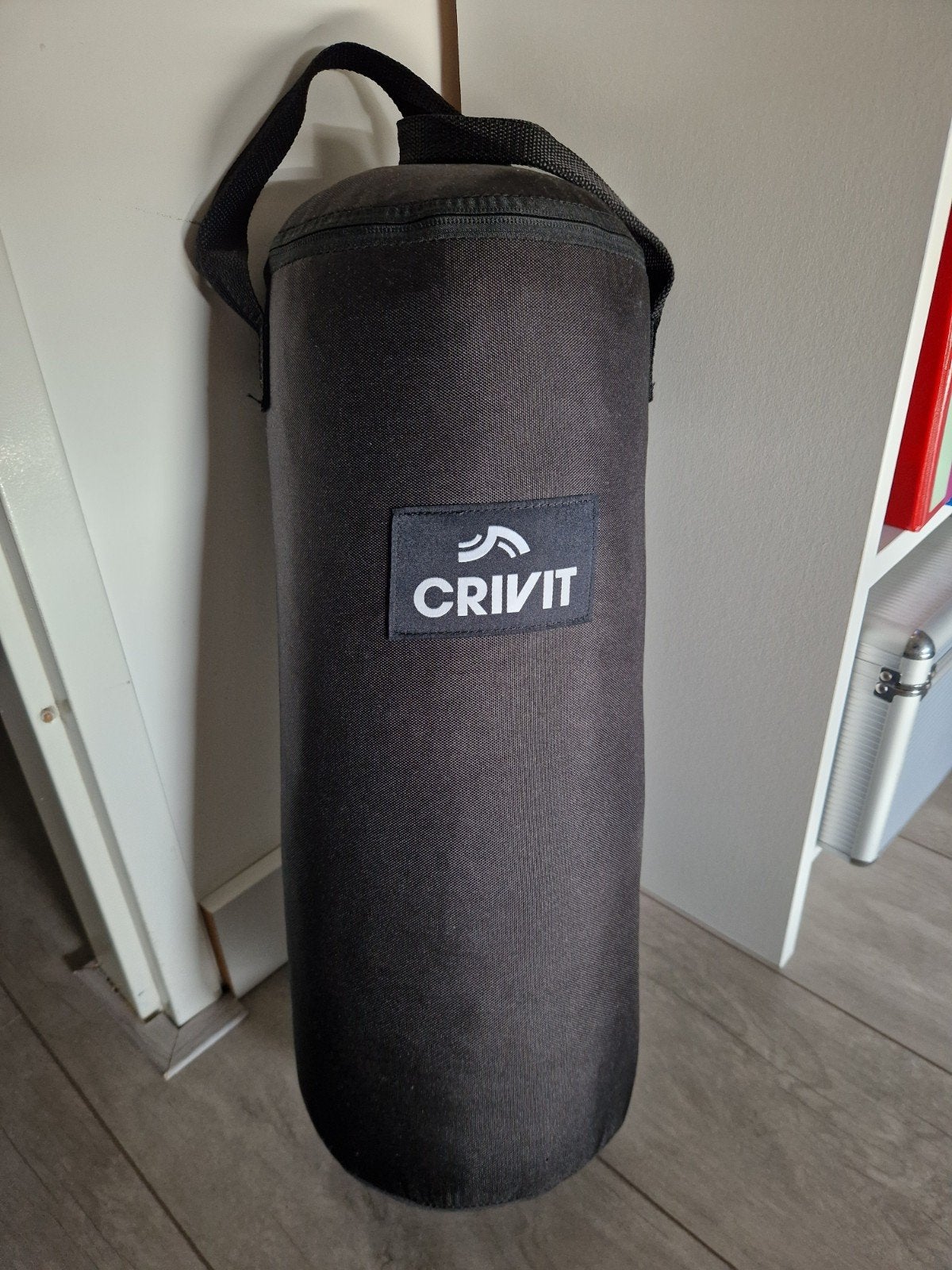 Crivit bokszak met bokshandschoenen 4 oz, Ophalen, Zo goed als nieuw, Bokszak