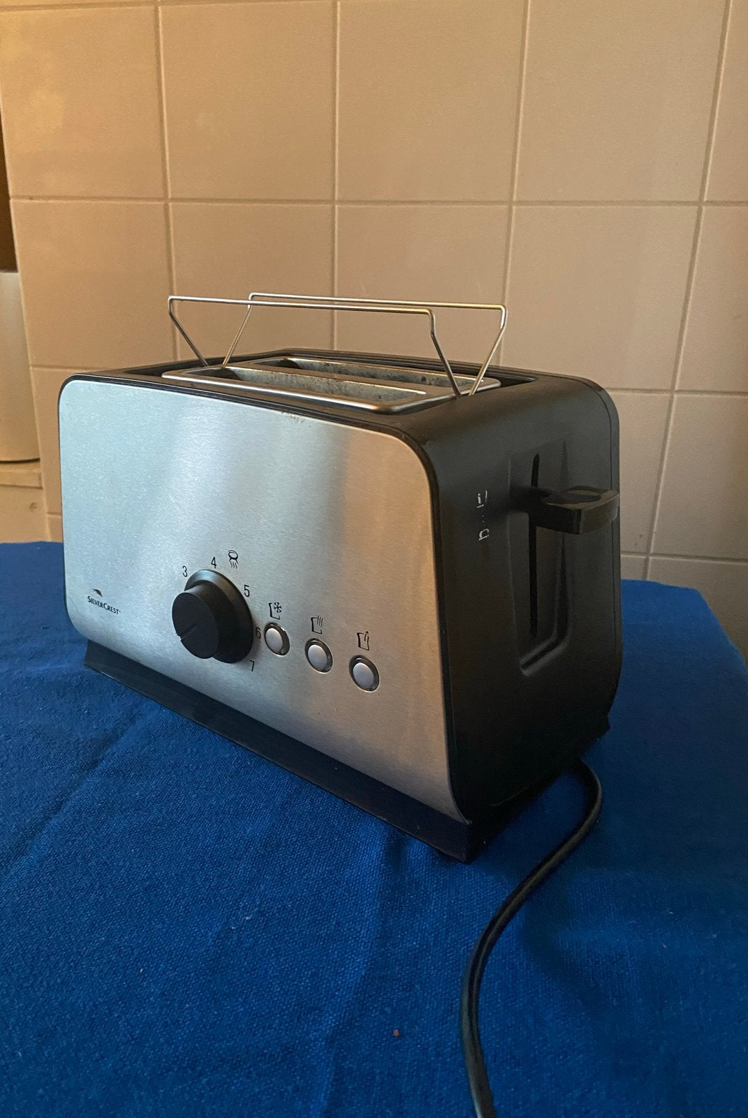 Silvercrest RVS Broodrooster / Toaster + Broodjesrek, Ophalen, Gebruikt, Meer dan 8 standen