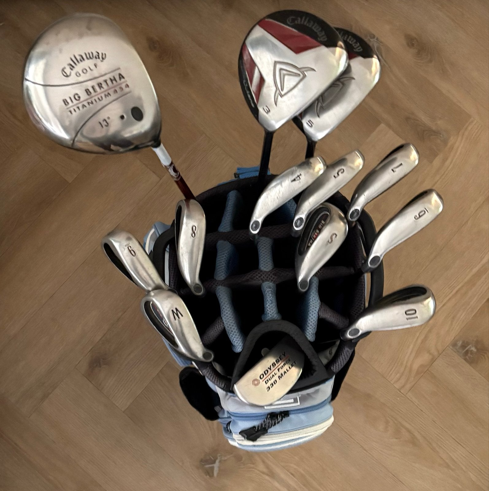 Callaway Golfset (13 clubs) met Cobra cartbag, Sport en Fitness, Golf, Ophalen of Verzenden, Gebruikt, Set, Callaway