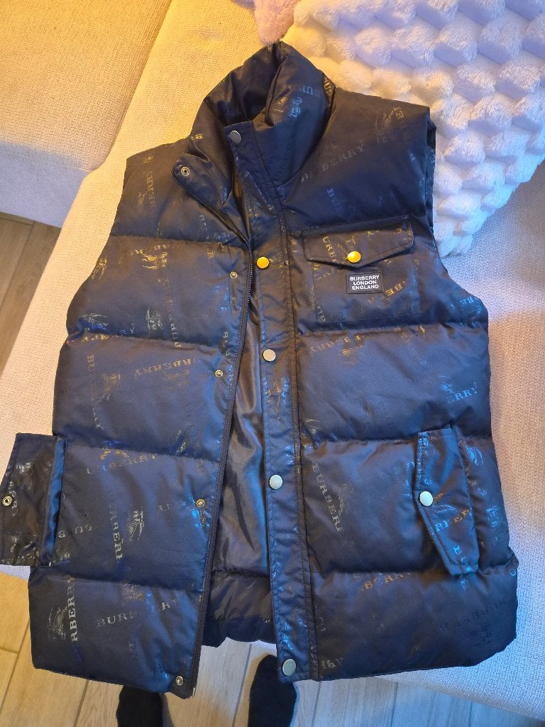 Burberry bodywarmer, Ophalen, Maat 52/54 (L), Zwart, Zo goed als nieuw
