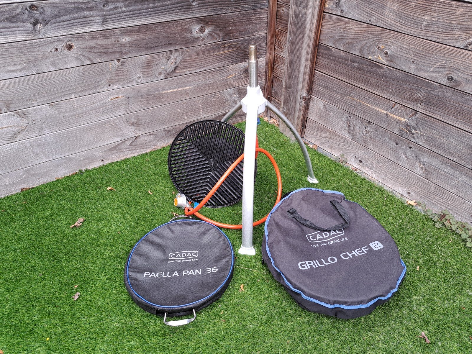 Cadac Grillo Chef 40 met grillplaat en paellapan, Ophalen, Gebruikt