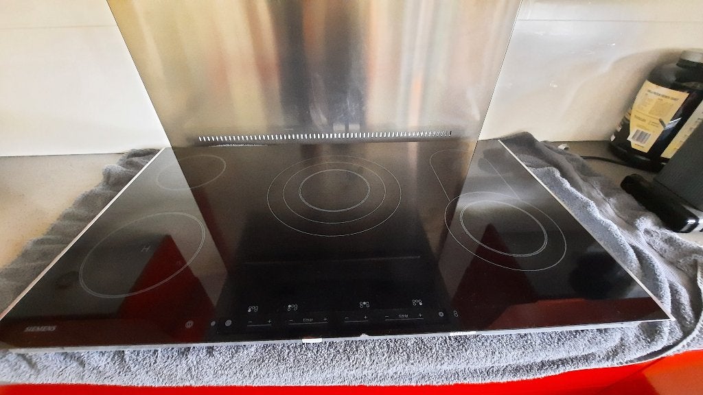Kookplaat elektrisch Siemens, Ophalen, Gebruikt, 4 kookzones, Vrijstaand