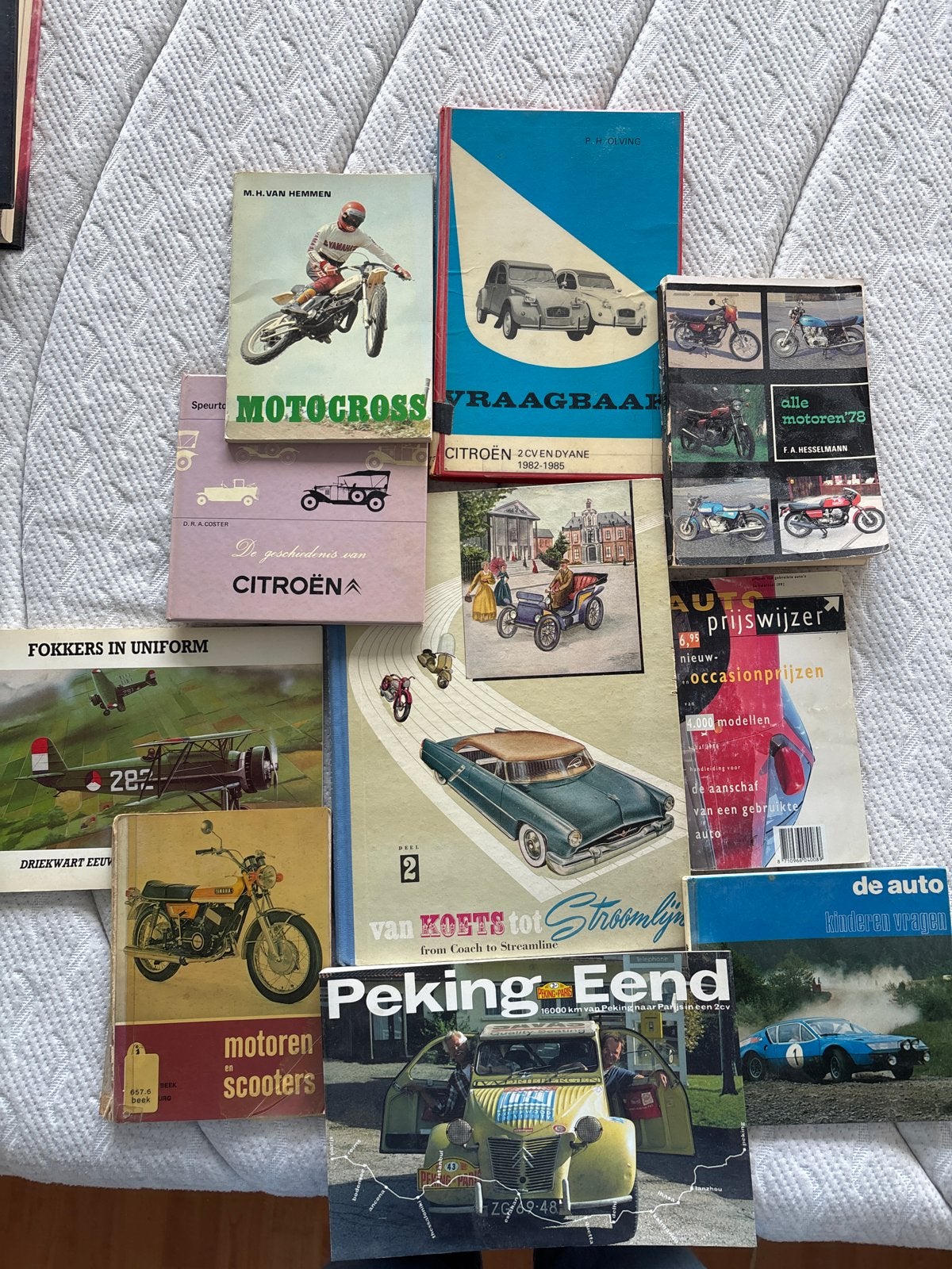 Collectie Boeken over Auto's, Motoren en Vliegtuigen, Ophalen, Gelezen, Citroën