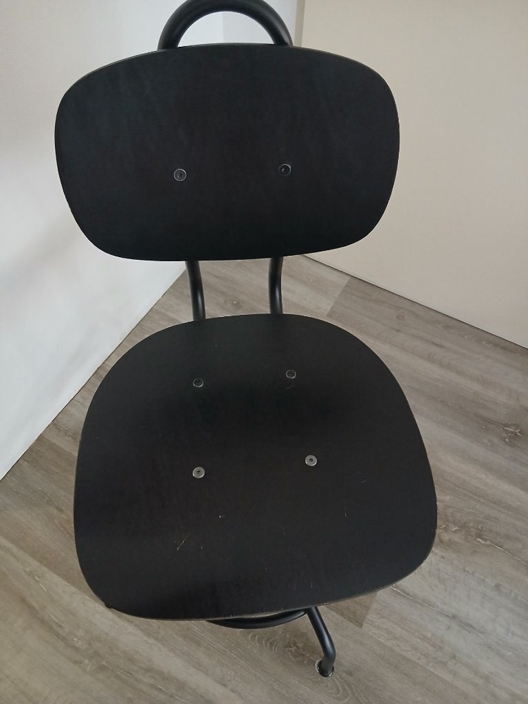 Foto 2 van Bureaustoel Ikea Kullaberg - draaistoel zwart