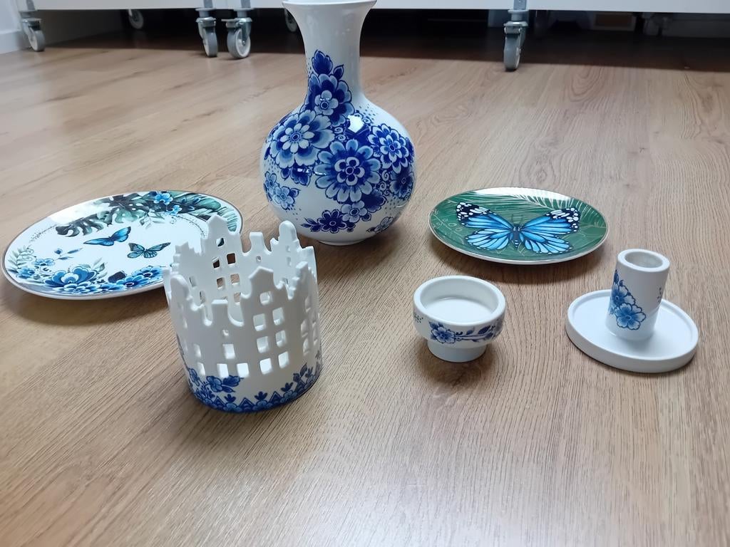 Heinen Delfts Blauw, Ophalen of Verzenden