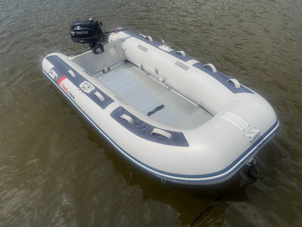 Honwave + Tohatsu 6pk, Watersport en Boten, Ophalen, Zo goed als nieuw, Motor en Techniek, Motorboot