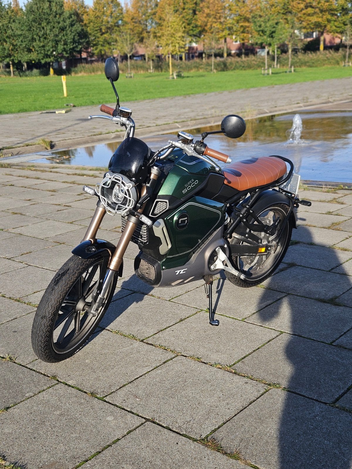 tekoop: super soco tc elektrische scooter geel kenteken, Ophalen