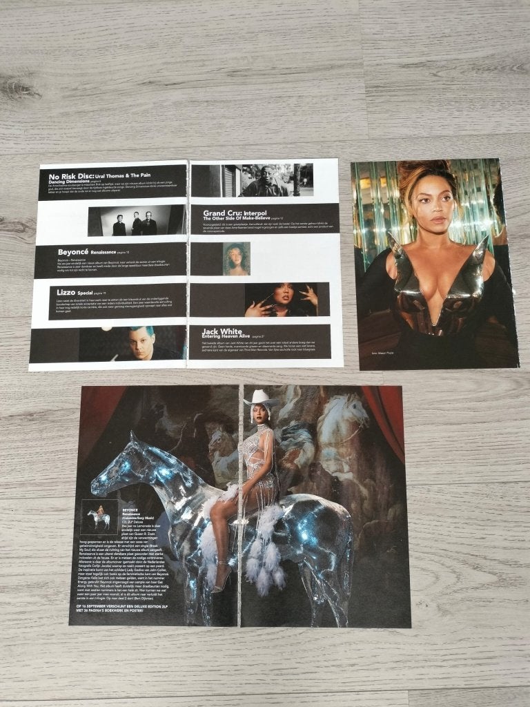 Beyonce 3-pagina’s Platomania magazine 12 augustus 2022, Verzenden, Zo goed als nieuw, Boek, Tijdschrift of Artikel