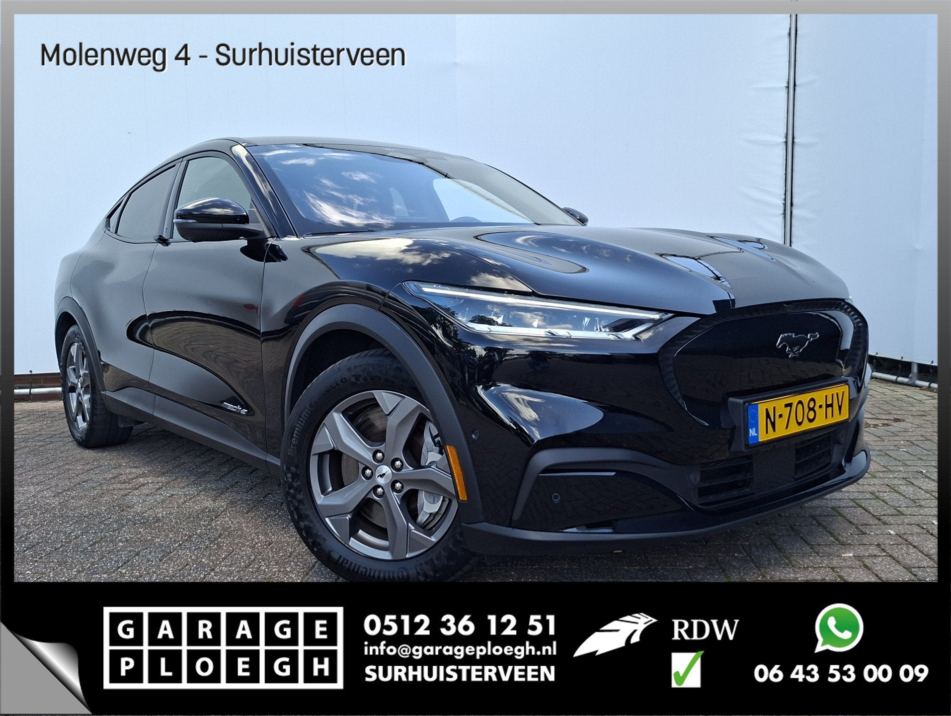 Ford Mustang Mach-E RWD 75 kWh Soh 93.5% Technology Pack Mem, Automaat, Achterwielaandrijving, Gebruikt, 750 kg