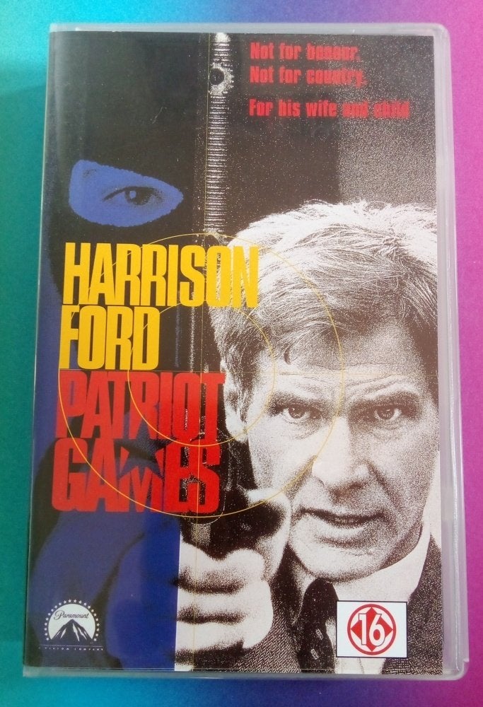 VHS - Patriot Games - Koopvideo, Nederlands ondertiteld, Engels, Vanaf 16 jaar, Verzenden