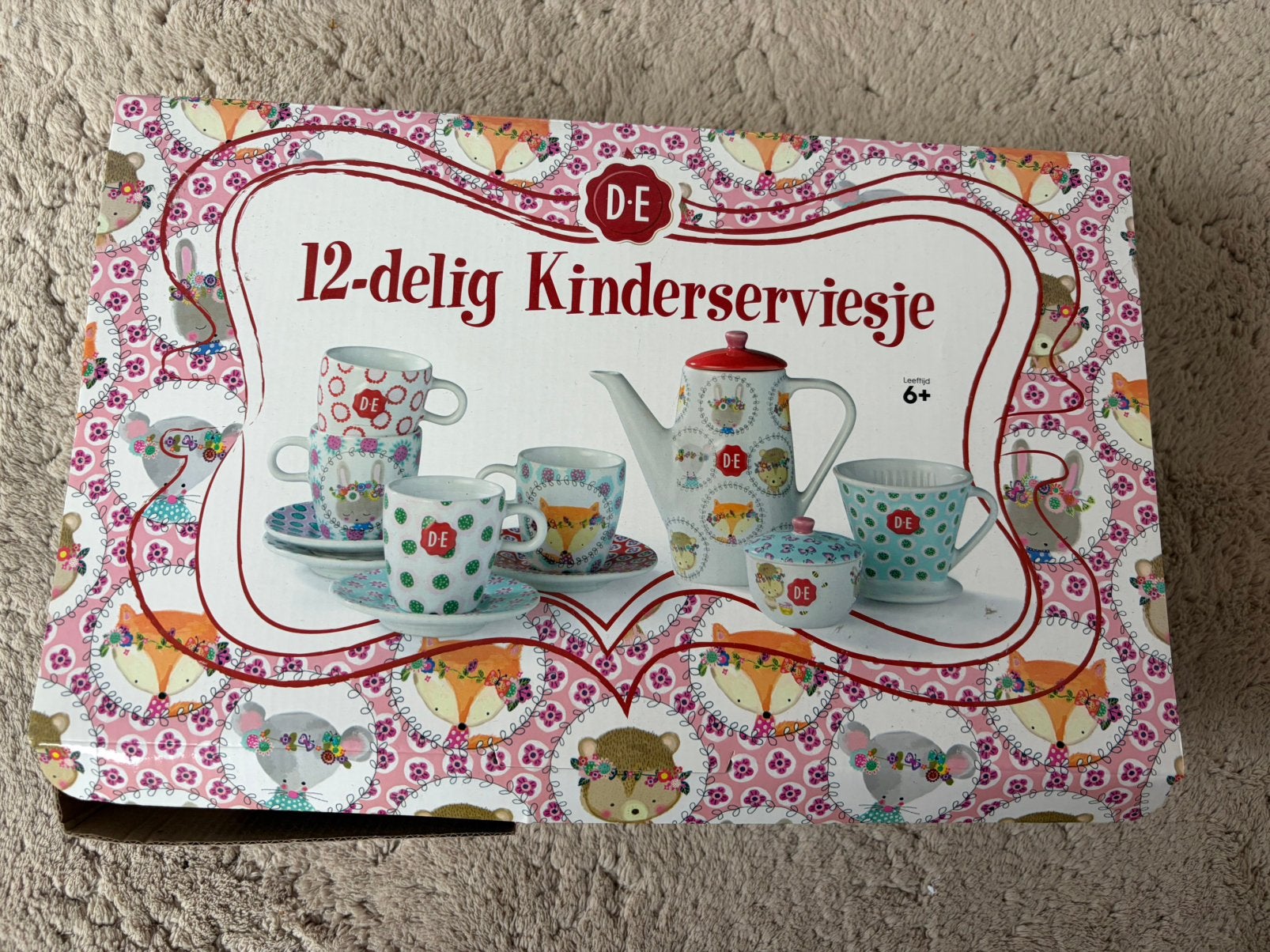 12 delig Douwe Egberts kinder serviesje, Ophalen