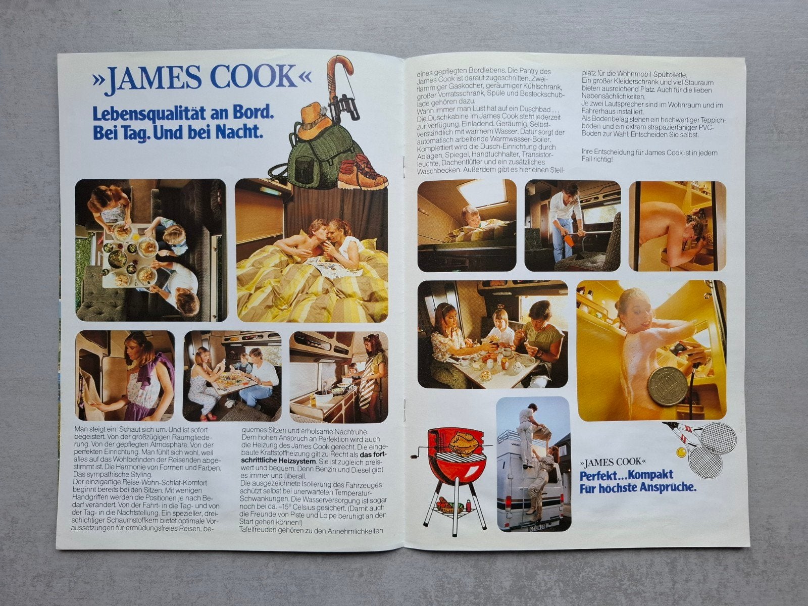 Mercedes-Benz "James Cook" Westfalia brochure, Ophalen of Verzenden, Gelezen, Mercedes