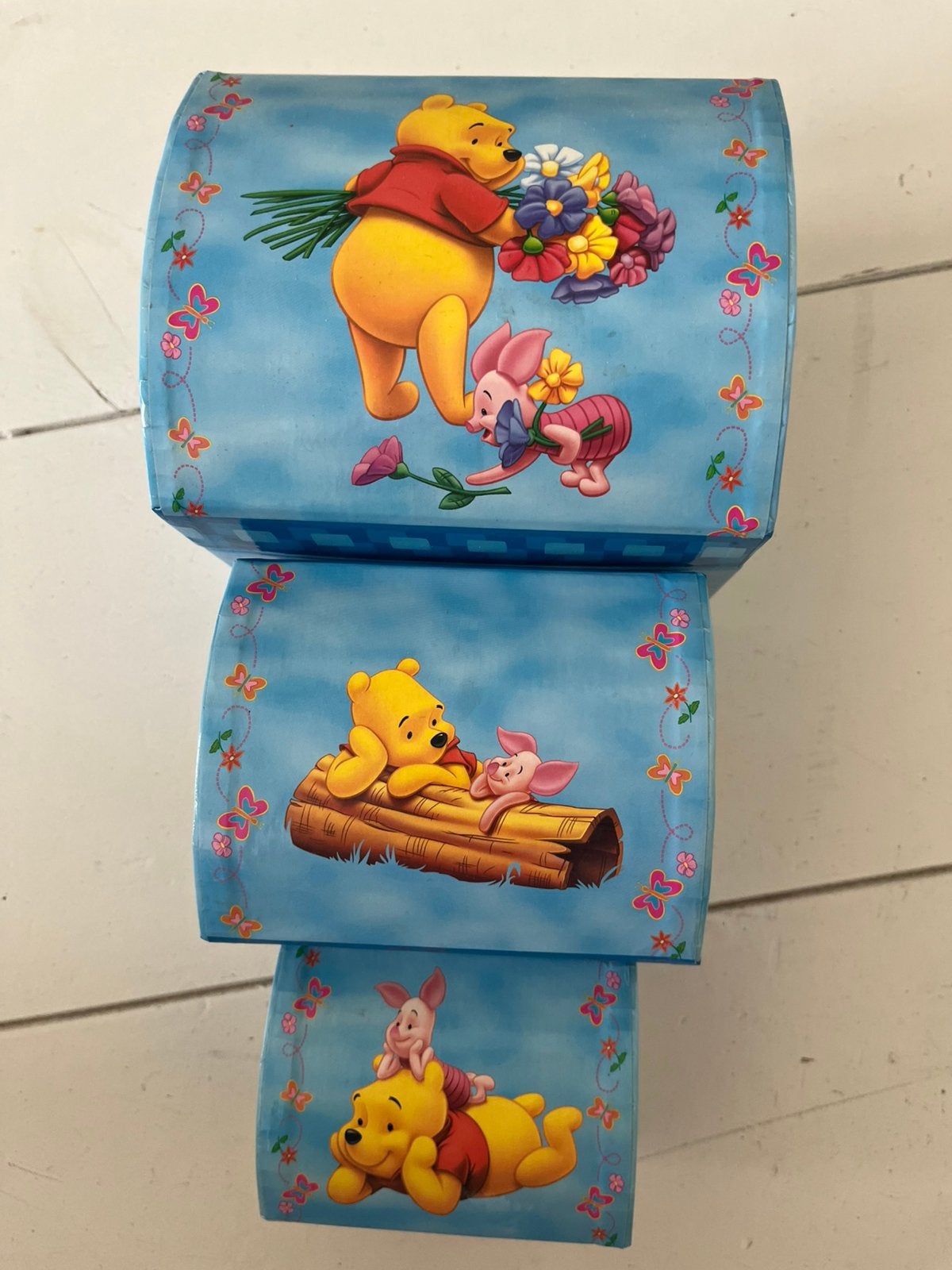 Winnie the Pooh opbergdoosjes, Ophalen of Verzenden, Winnie de Poeh of vrienden, Zo goed als nieuw