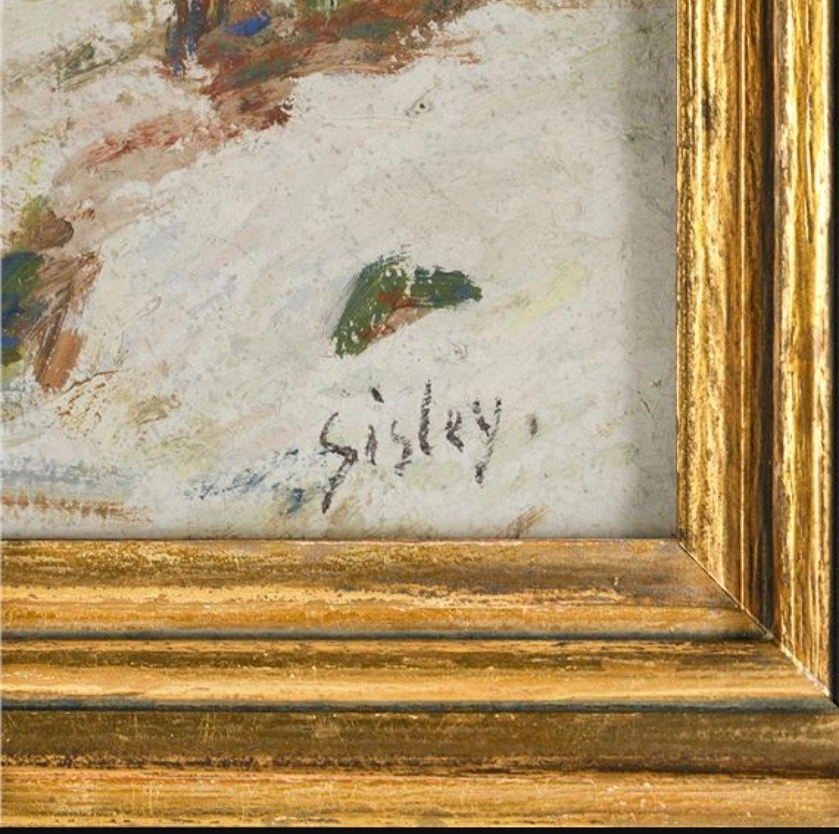 Gevraagd olieverf schilderij Sisley ... tot ca. 200 euro., Ophalen