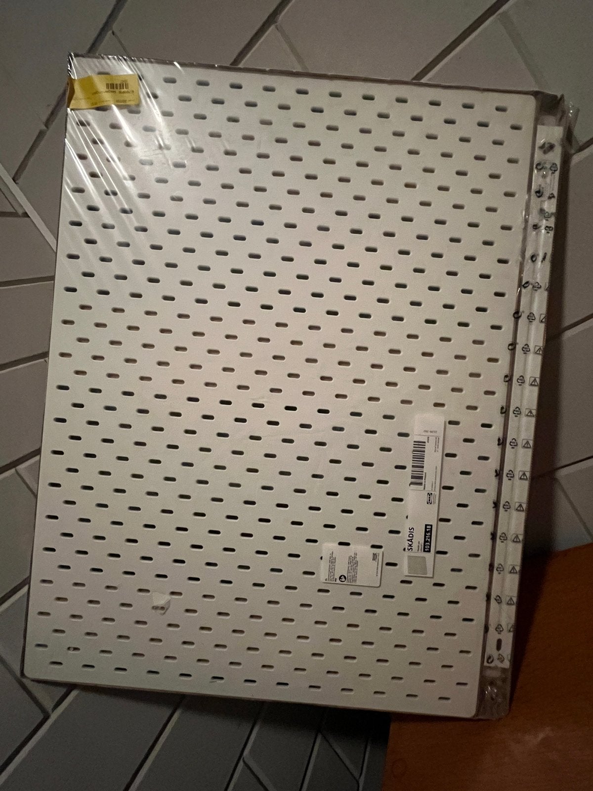 Nieuwe IKEA SKÅDIS geperforeerde plaat, wit, Ophalen of Verzenden, Nieuw