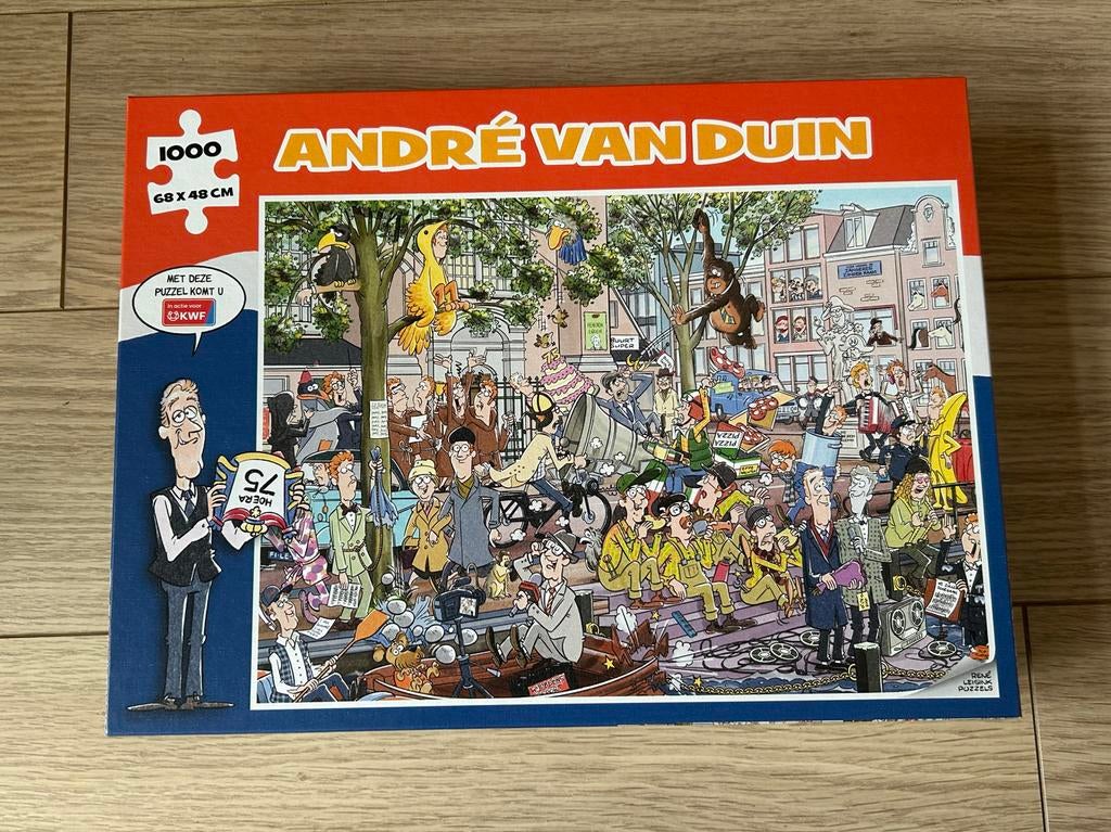 André van Duin Puzzel 1000 stukjes - Nieuw in doos, Ophalen, 500 t/m 1500 stukjes, Zo goed als nieuw, Legpuzzel