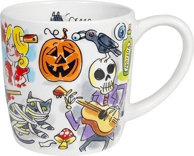 Blond Amsterdam Halloween cappuccino beker., Ophalen of Verzenden, Nieuw, Aardewerk, Kop(pen) en/of Schotel(s)