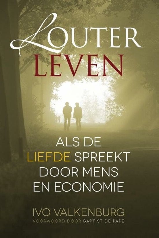 Louter leven - Ivo Valkenburg, Ophalen of Verzenden, Zo goed als nieuw, Spiritualiteit algemeen, Overige typen