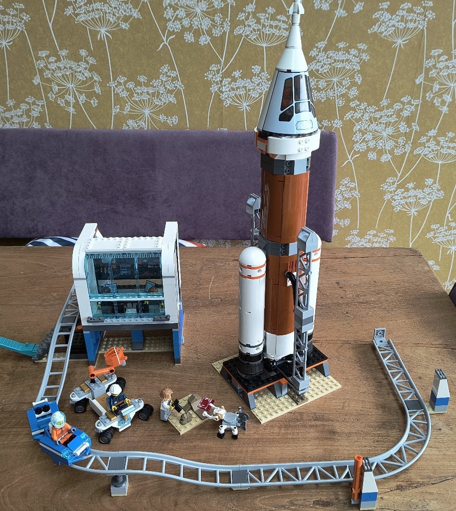 Lego Town - Deep Space Rocket and Launch Control (6228), Ophalen of Verzenden, Gebruikt, Complete set, Lego