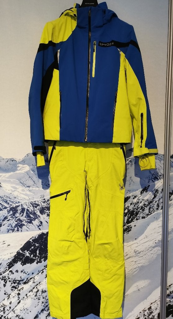Spyder Skipak, Leader/Propulsion, S/48 Geel/blauw, Gore-tex, Maat 48/50 (M), Ophalen of Verzenden, Spyder, Gedragen