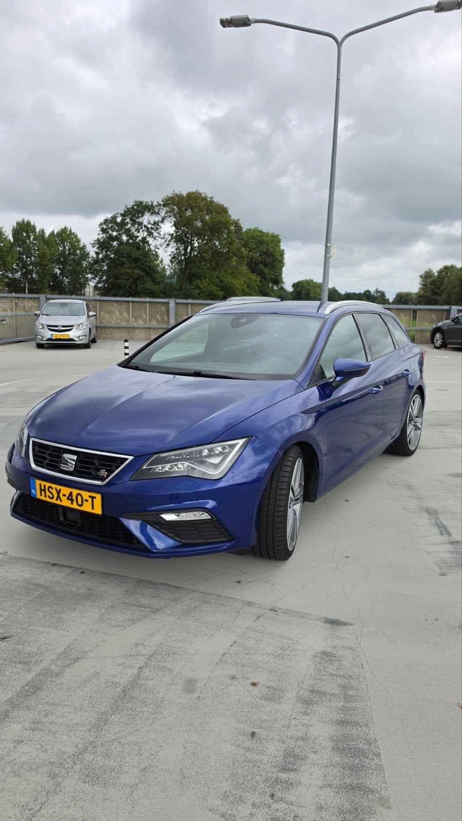 Seat Leon 2.0 TDI 184PK Dsg-7 2019 Blauw, Auto's, 4 cilinders, Stationwagon, Diesel, Particulier