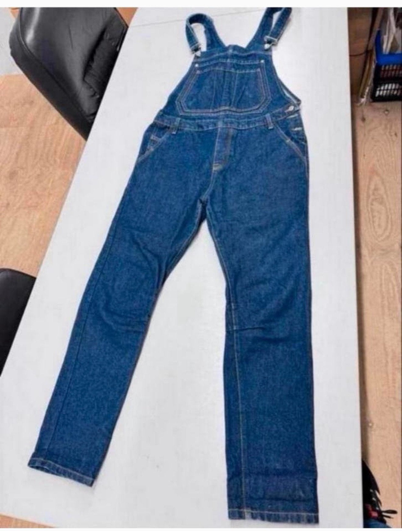 Zara man men’s Overal Blauwe Slim Denim spijkerstof maat M, Ophalen of Verzenden, Zo goed als nieuw, H, H