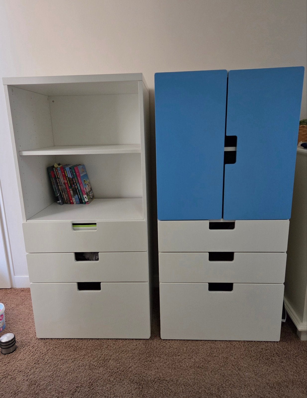 2 ladekasten/opbergkasten Stuva Ikea, Ophalen, Gebruikt, Kast