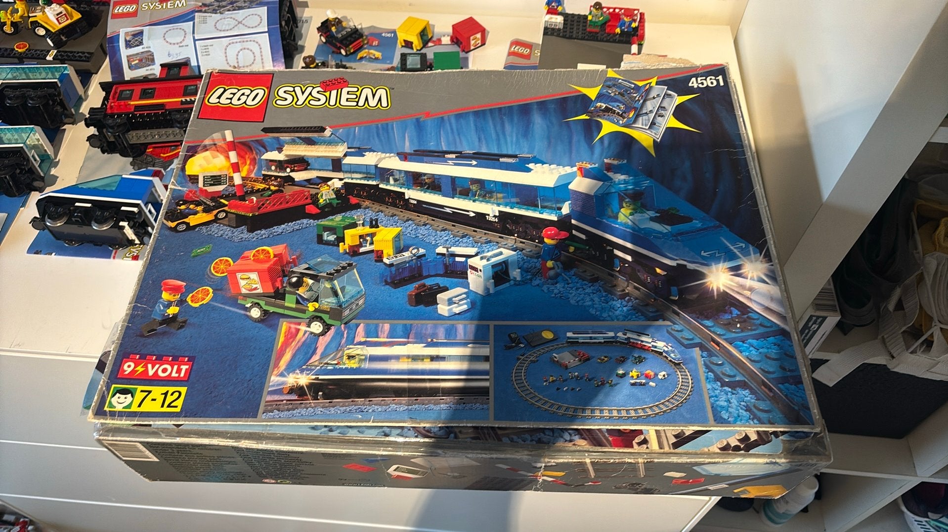 Zeer complete LEGO 4561 - 9v treinset met extra's, Ophalen, Gebruikt, Overige thema's, Lego