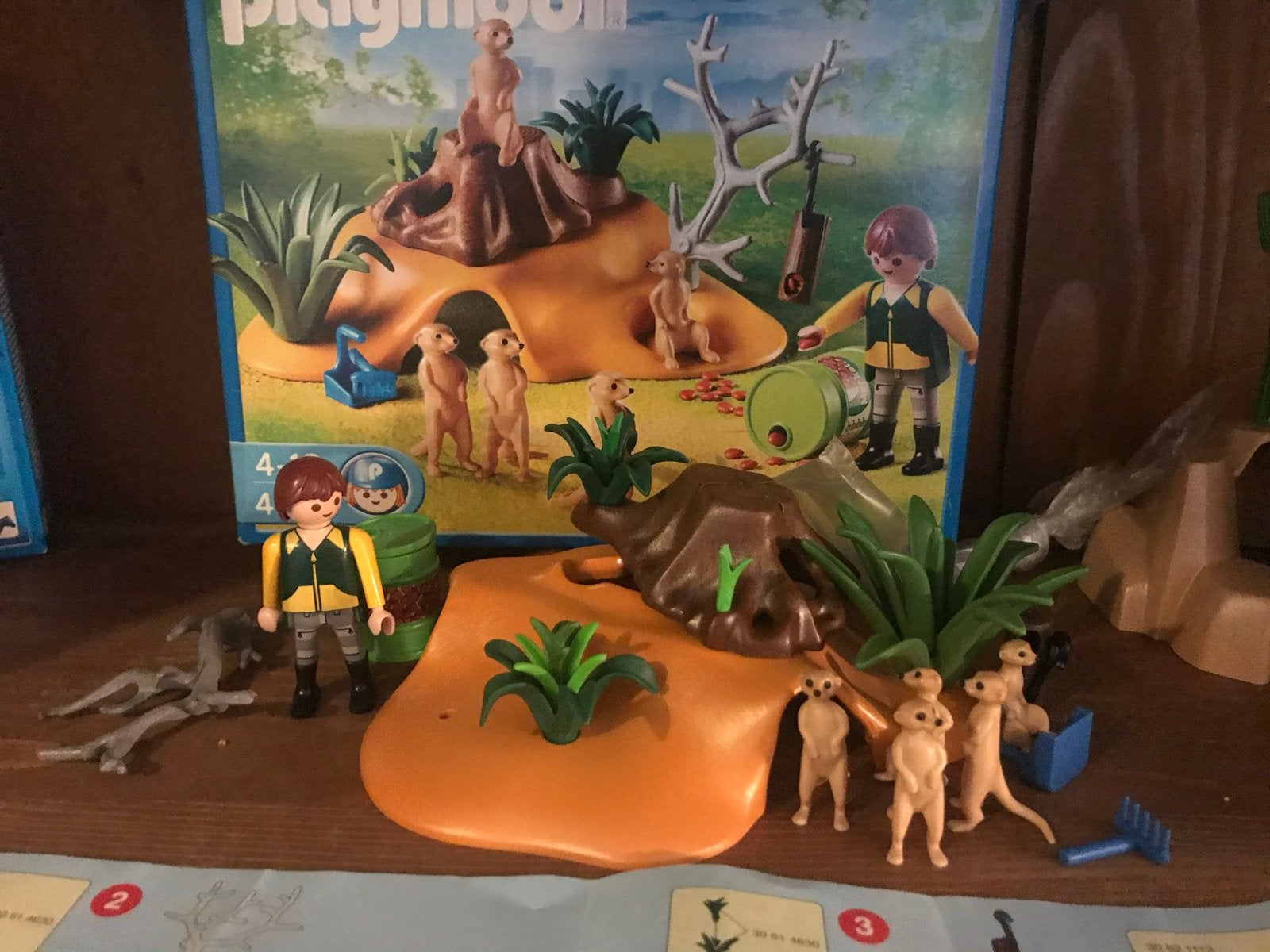 Playmobil Stokstaartjes set - Wild Life, Wild life, Gebruikt, Complete set, Ophalen of Verzenden