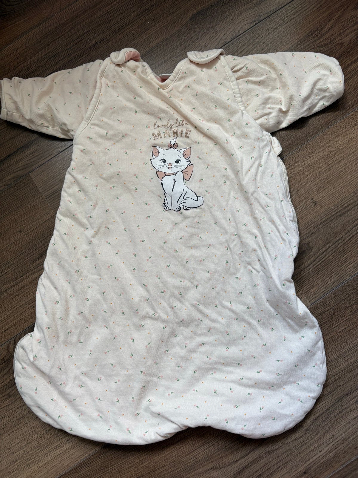 Disney Baby Marie slaapzak 0-3M, Kinderen en Baby's, Zo goed als nieuw, Slaapzak, Wit, Overige merken