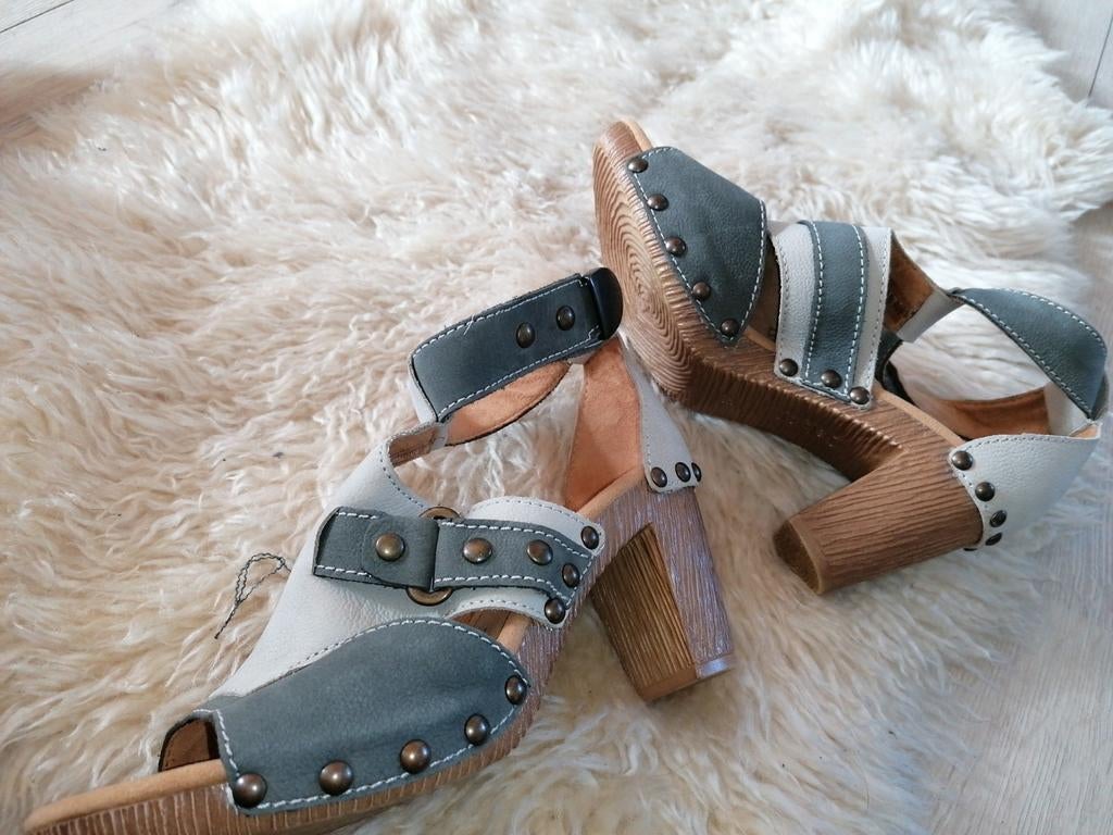 Gabor Jollys sandalen met hak - Maat 36, Verzenden, Gabor, Sandalen of Muiltjes, Zo goed als nieuw