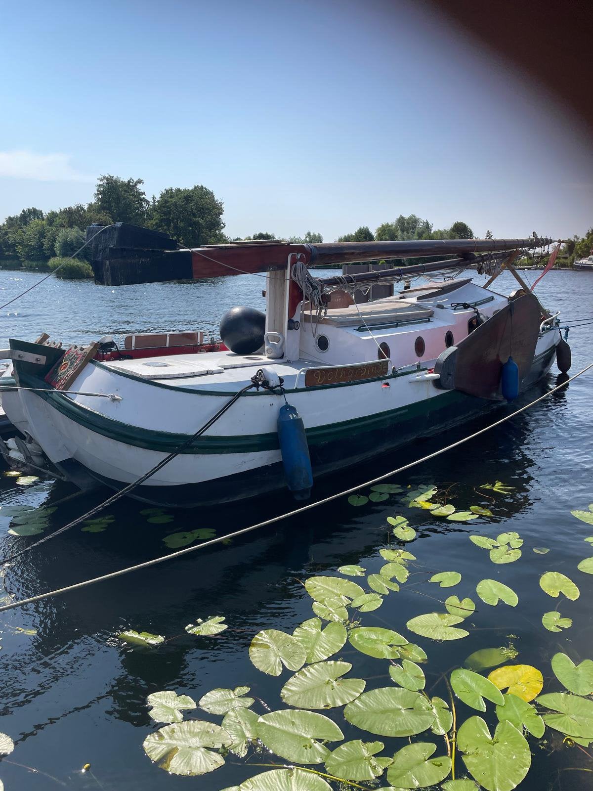 Klassiek Tjalk zeilschip ,9,98 meter . Zeilboot ., 10 m, Overige merken, Platbodem, Staal