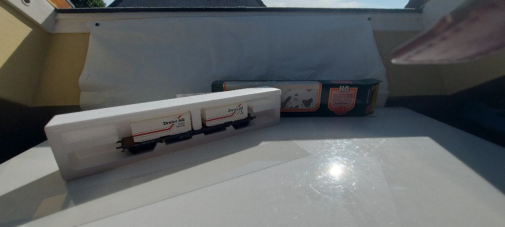 Hag 373 Platte wagen beladen "Dreier AG", Overige merken, Gelijkstroom, Wagon, Ophalen of Verzenden