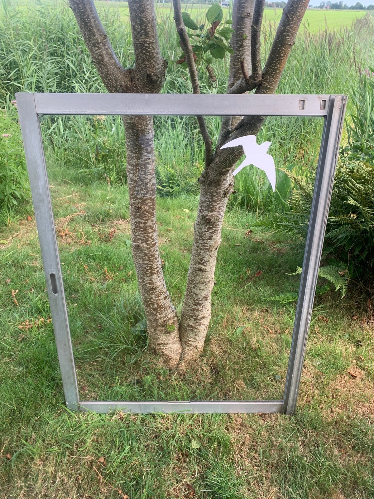 Aluminium kozijnen met schuiframen, Doe-het-zelf en Verbouw, Kozijnen en Schuifpuien, Ophalen, Gebruikt, Aluminium, Raamkozijn