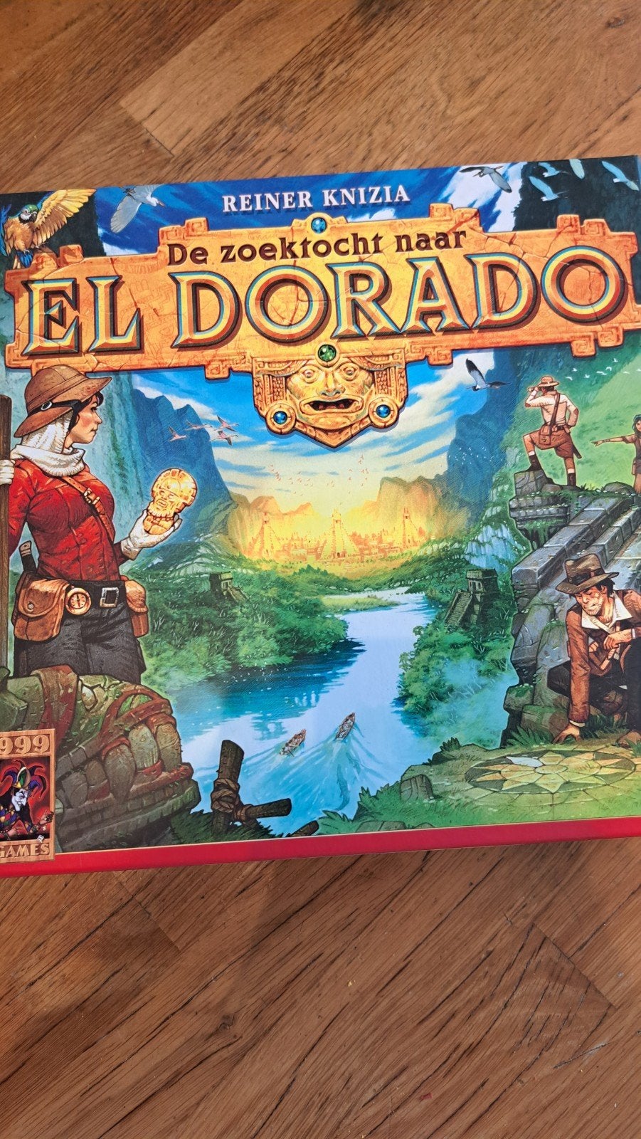999 Games De Zoektocht naar El Dorado Bordspel, Hobby en Vrije tijd, Drie of vier spelers, Ophalen of Verzenden, Zo goed als nieuw