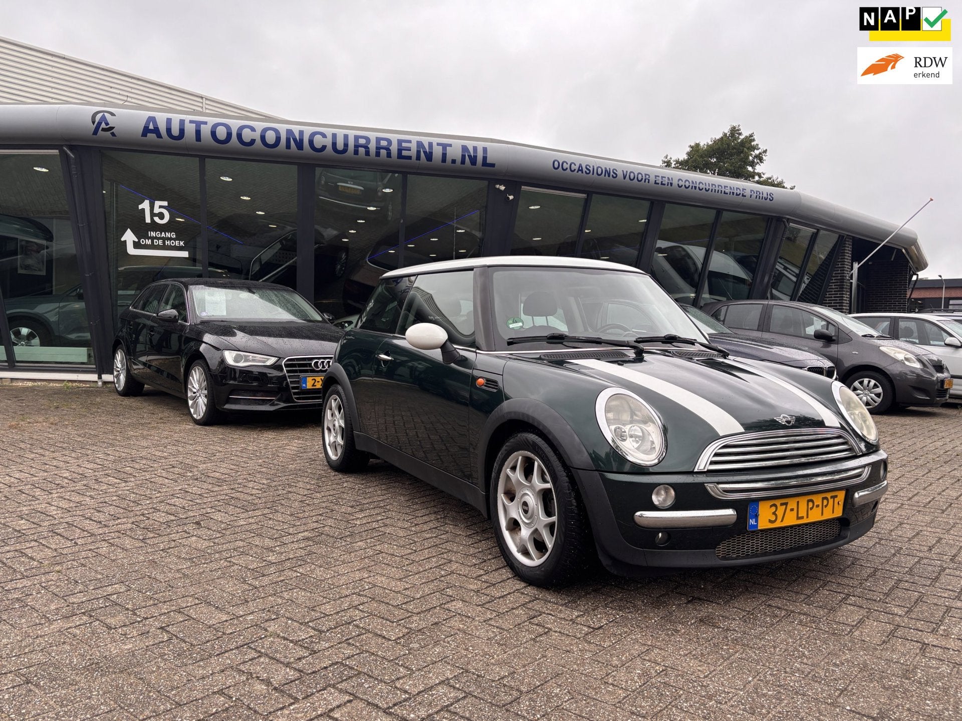 Mini 3-Deurs 1.6 Cooper Pepper, Airco, Nieuwe APK Inruil mog, Voorwielaandrijving, 15 km/l, Gebruikt, 4 cilinders