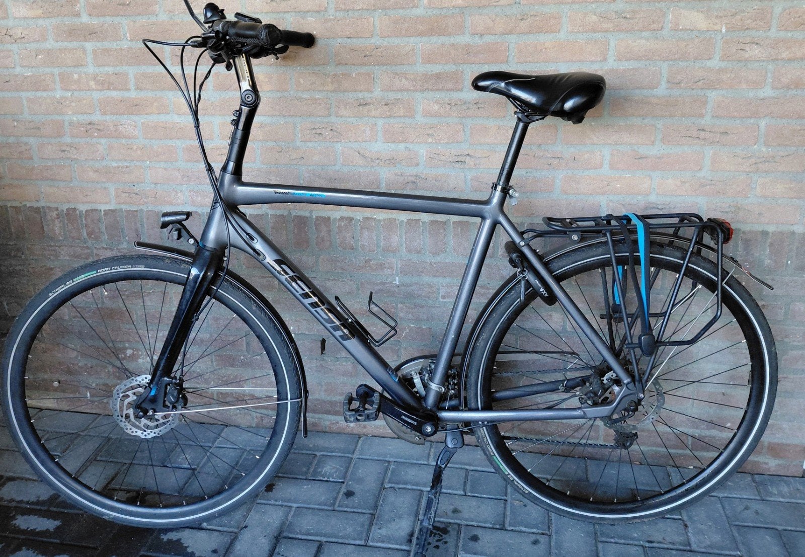 Sportieve Senza superlight disc herenfiets 56inch, Gebruikt, Meer dan 20 versnellingen, 53 tot 57 cm, Ophalen
